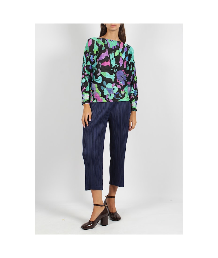 Tシャツ(長袖+七分) PLEATS PLEASE ISSEY MIYAKE - DANCE WITH NEW FRIENDS TURQUOISE GREEN Introducing Items “DANCE WITH NEW FRIENDS” – ISSEY MIYAKE