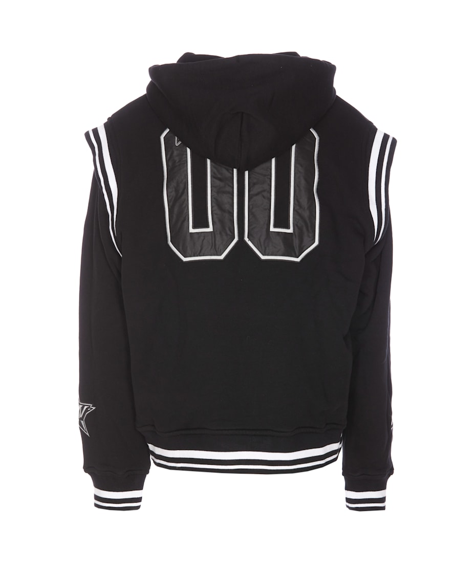 Off-White Fleece 00 Varsity Hoodie | italist
