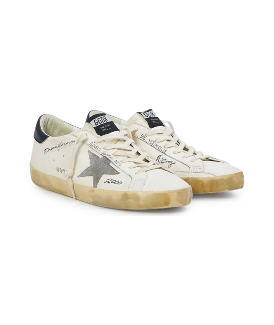 Golden Goose Super Star Nappa Upper Suede Star Leather Heel With