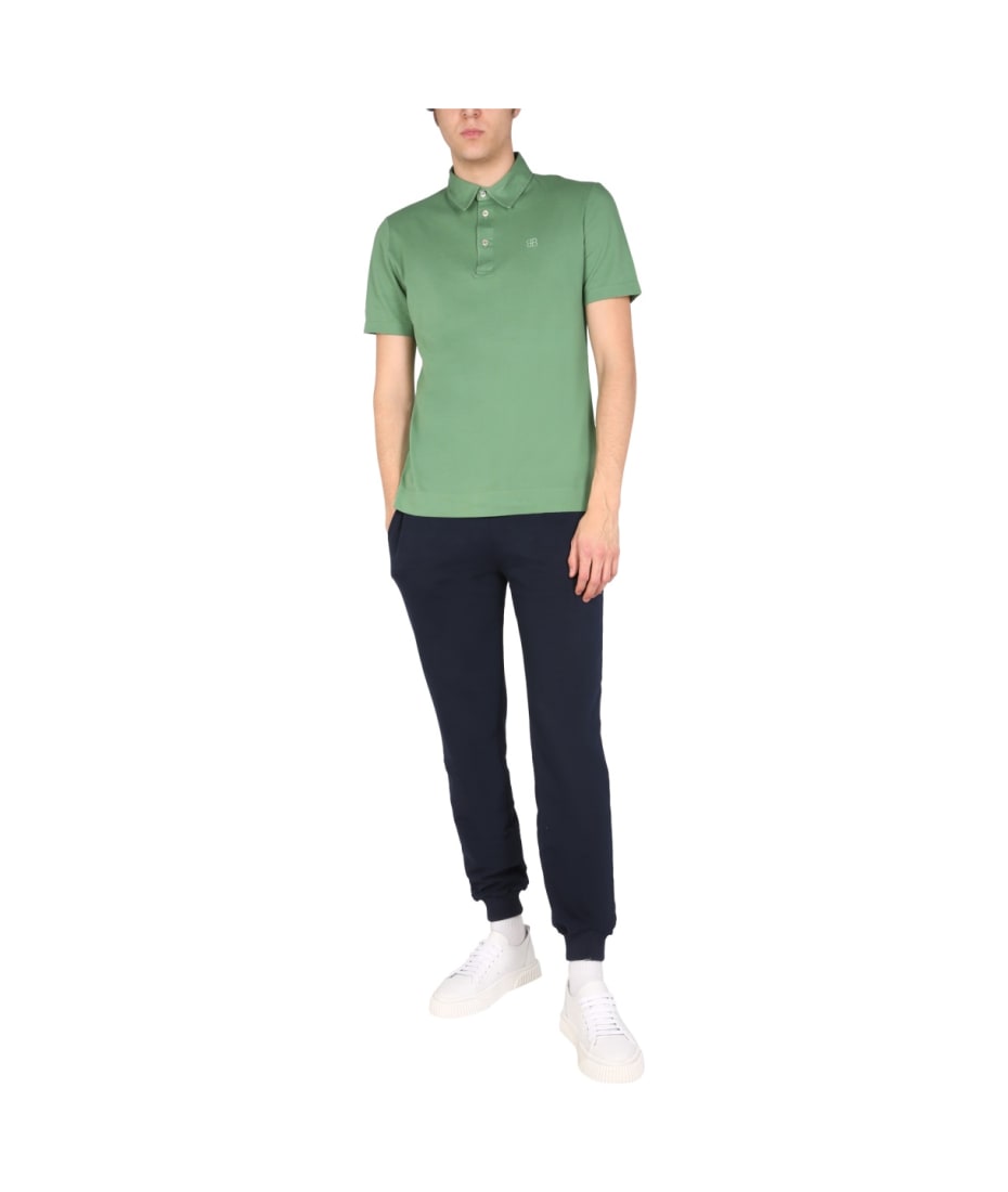 Tシャツ・カットソー BALLANTYNE POLO WITH LOGO EMBROIDERY (UMW133_UCTK312667) Ballantyne Polo With Logo Embroidery | italist