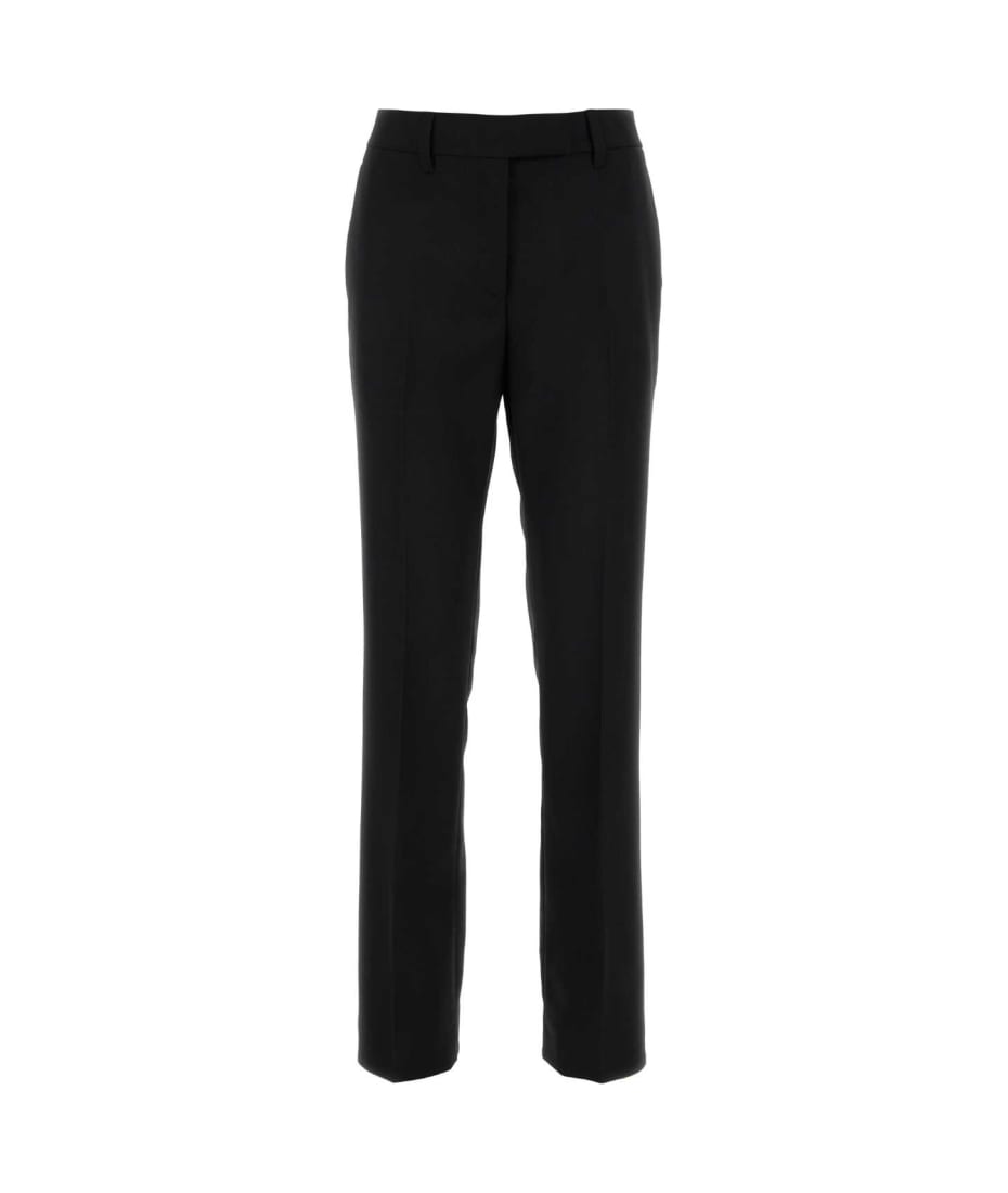 パンツ PRADA BLACK WOOL BLEND PANT Prada Black Wool Pant | italist