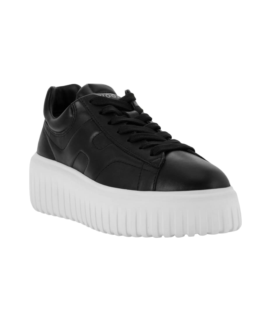 スニーカー HOGAN SS25 'H-stripes' sneakers (HXW6450FC60LE9 0CA9) Sneakers Hogan H-Stripes WHITE, BLACK for Man