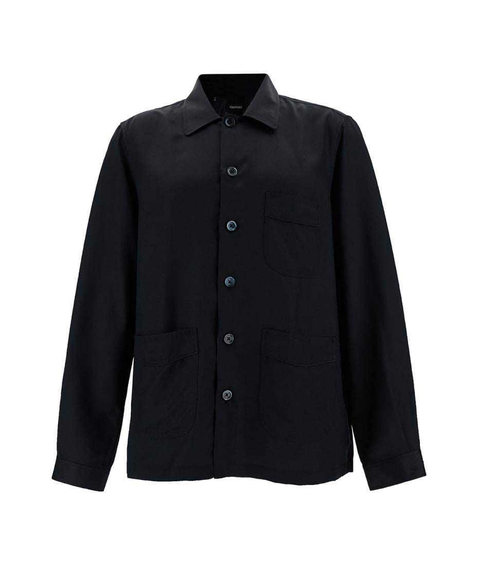 【送料&関税込】Tom Ford Flap Pocket Shirt Jacket TOM FORD Cashmere Suede Western Jacket | Leather | Harry Rosen