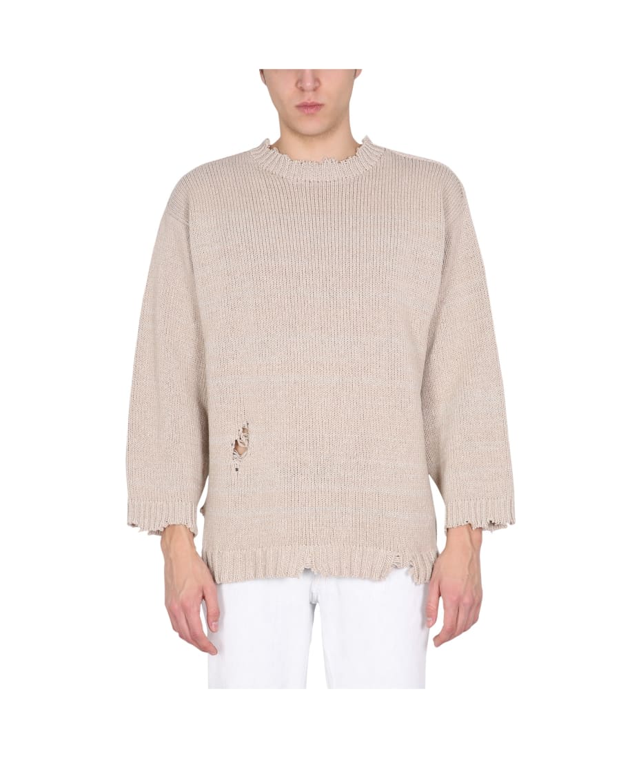 Save 26% Maison Margiela Cotton Sweaters White Womens Jumpers and knitwear Maison Margiela Jumpers and knitwear 