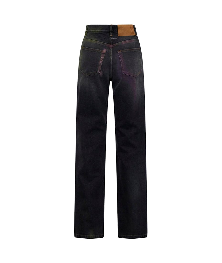 MM6 Maison Margiela Spray-paint Effect Distressed Jeans italist