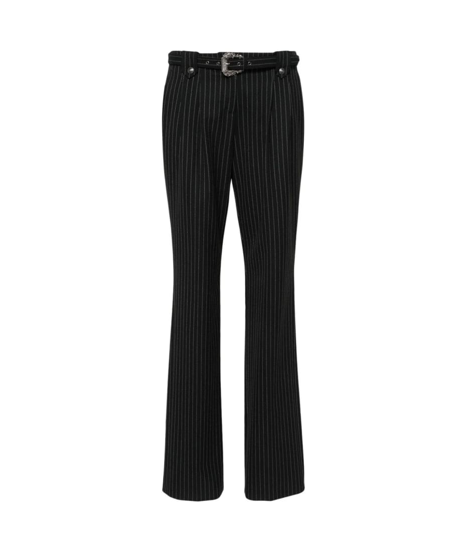 【関税＆送料込み】Versace Wool Tailored Trousers Versace Wool Tailored Trousers | Black | FARFETCH