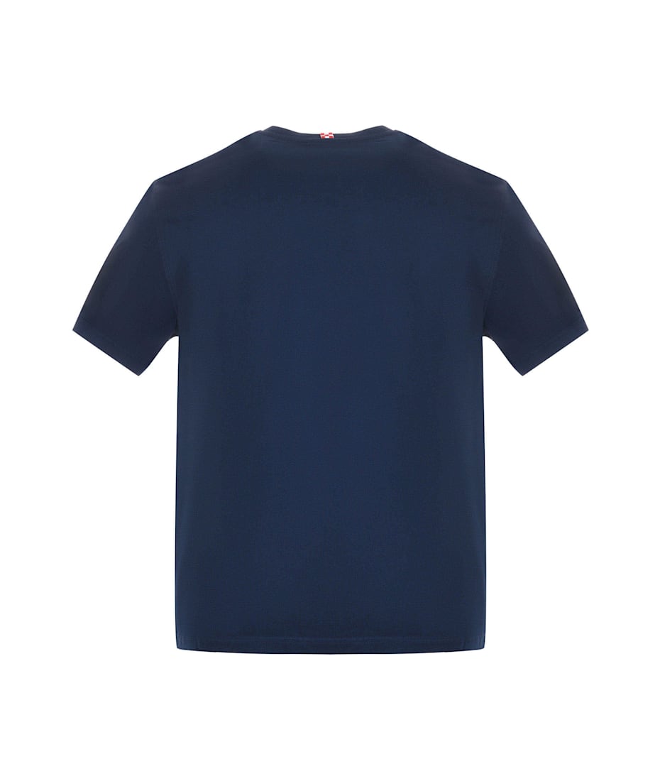 Tシャツ・カットソー MC2 SAINT BARTH Men T Shirts TSHM001 02471H Blue Man blue cotton jersey t-shirt Dover with St. Barth
