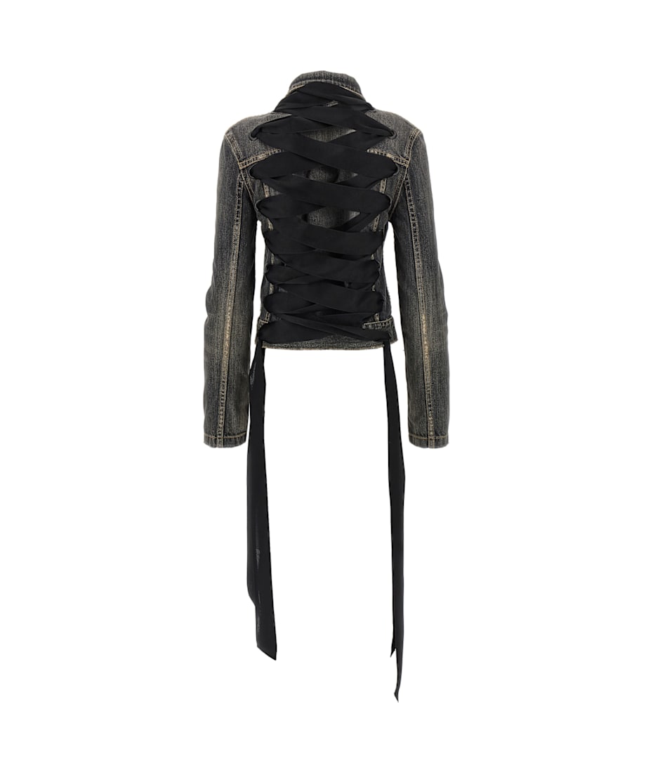 Balenciaga 'lace Up' Denim Jacket | italist