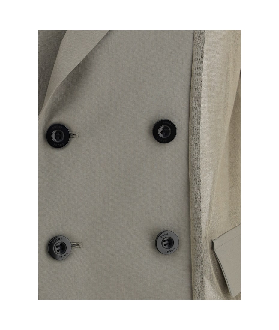 【送料&関税込】Sacai Semi-transparent Blazer Jacket Sacai Semi-transparent Blazer Jacket In Black | ModeSens