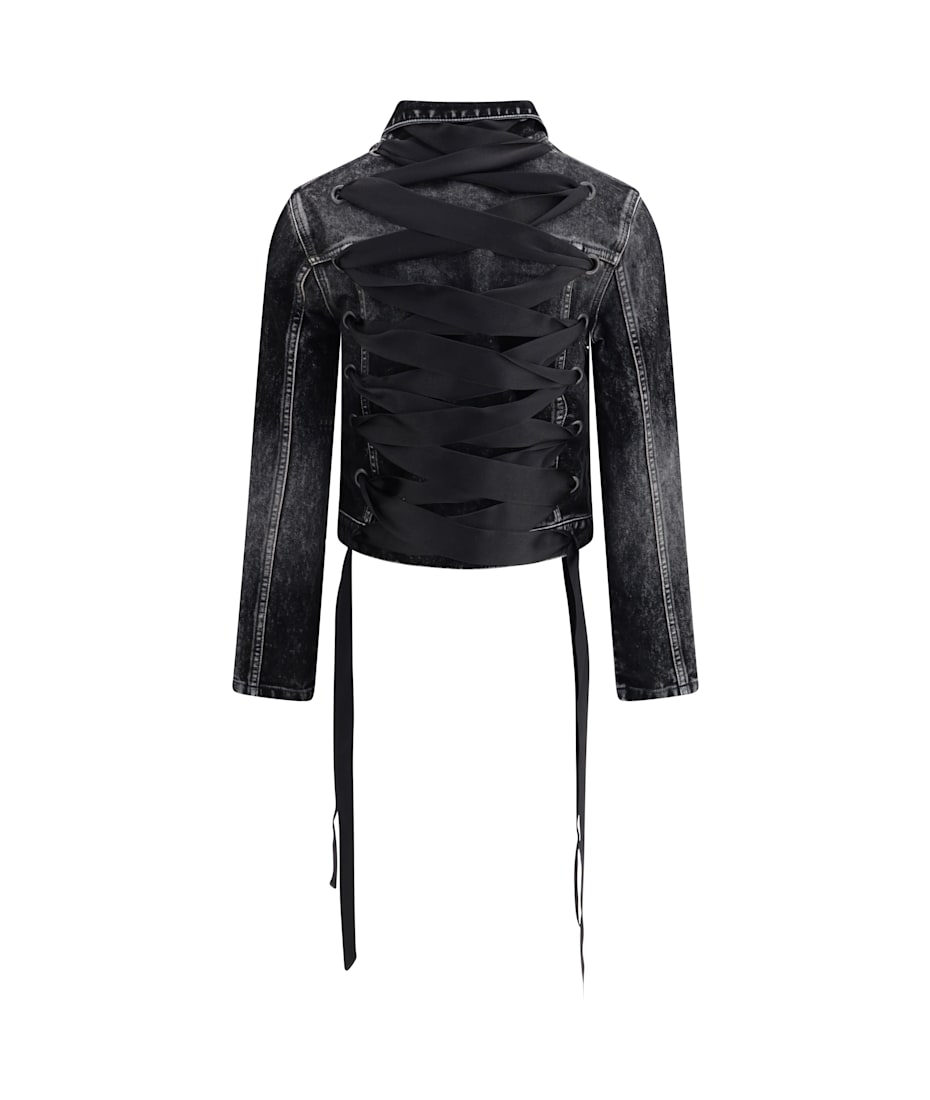 【VIP価格】BALENCIAGA Denim Jacket with ribbon Balenciaga Denim Jacket With Ribbon | italist