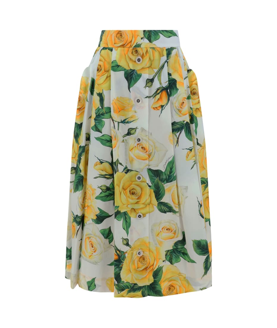 ドルチェ&ガッバーナ Dolce & Gabbana Viscose Midi Skirt Dolce & Gabbana Midi Skirt | italist