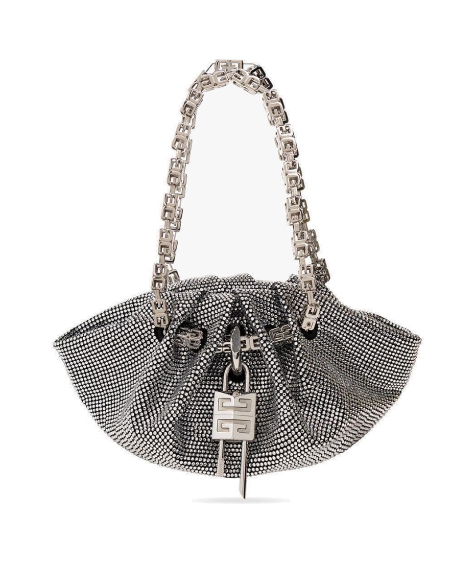 Kenny Mini Silk Shoulder Bag in Black - Givenchy