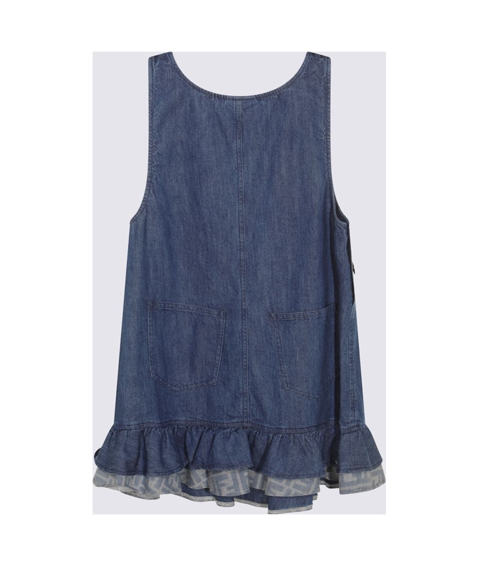 Fendi Blue Cotton Dress | italist