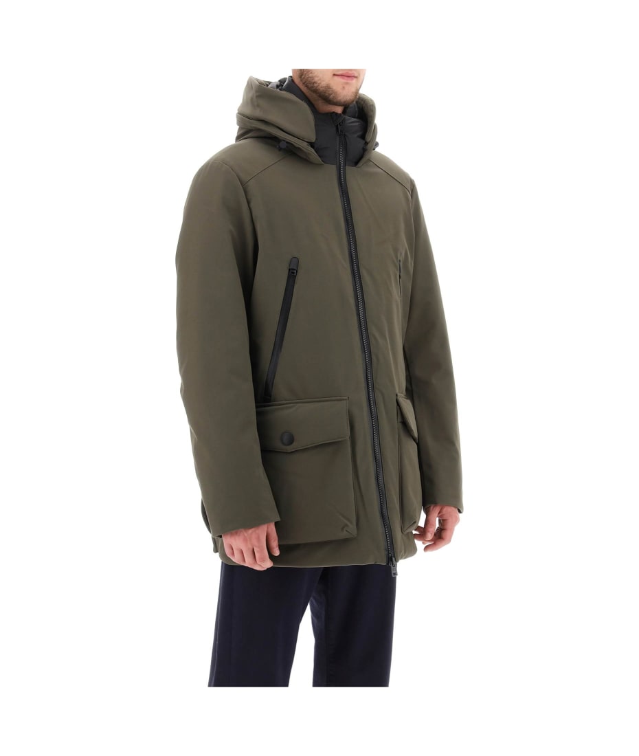 Parka in Softshell Cappuccio Uomo PHM0224_