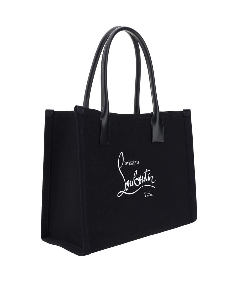 Christian Louboutin Black Large Nastroloubi E/W Tote