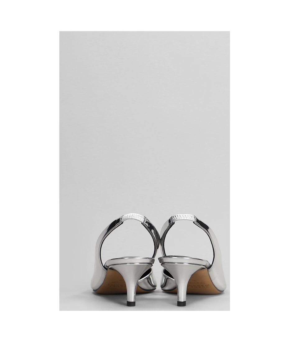 サンダル・ミュール Isabel Marant Padim Slingback Pump PADIM PUMPS Woman silver | ISABEL MARANT Official online store