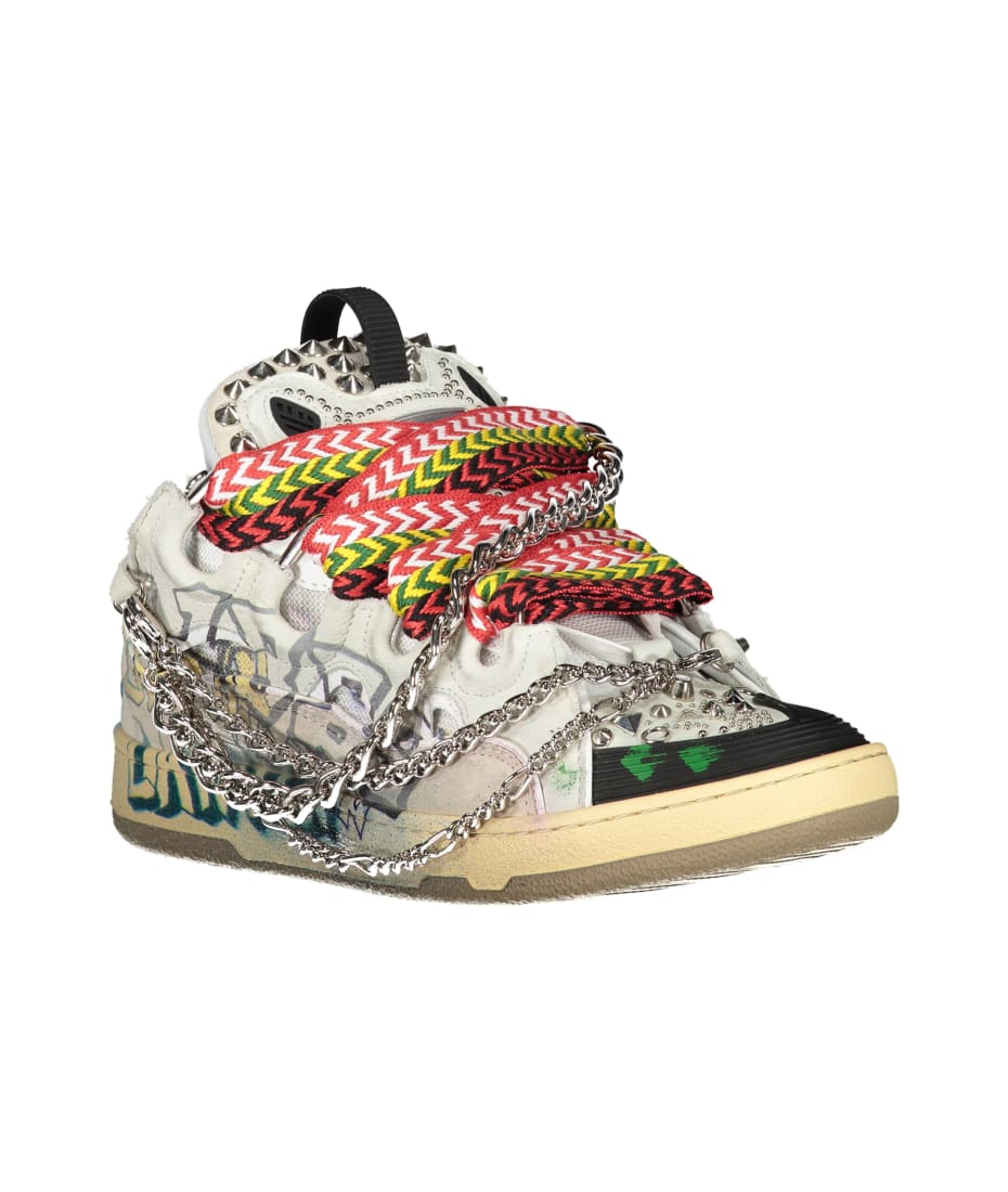 LANVIN - LANVIN　GOLF Lanvin Logo Detail Leather Sneakers | italist