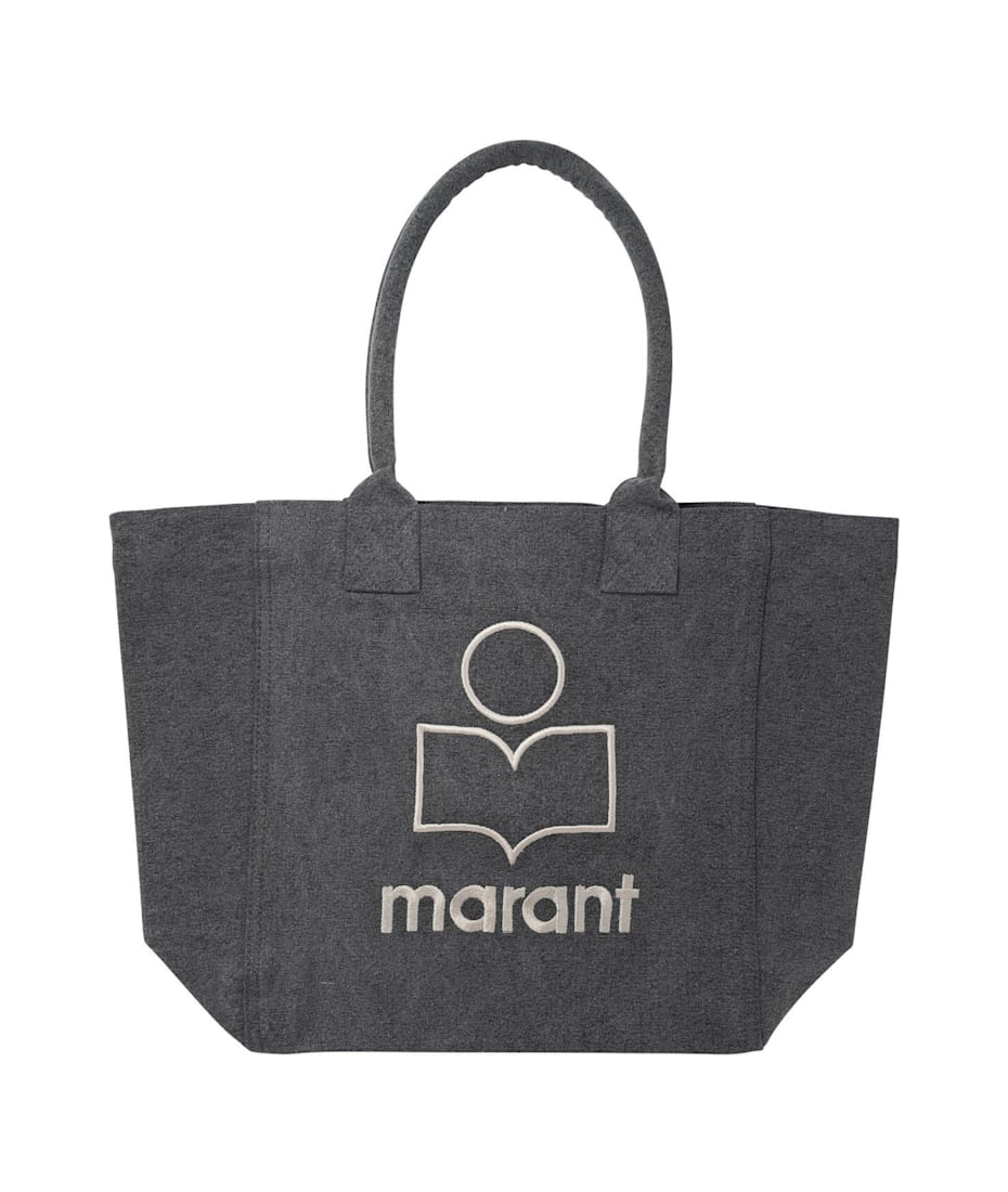 【送料&関税込】Isabel Marant Logo Flocked Open-top Tote Bag Isabel Marant Logo Flocked Open-top Tote Bag | italist