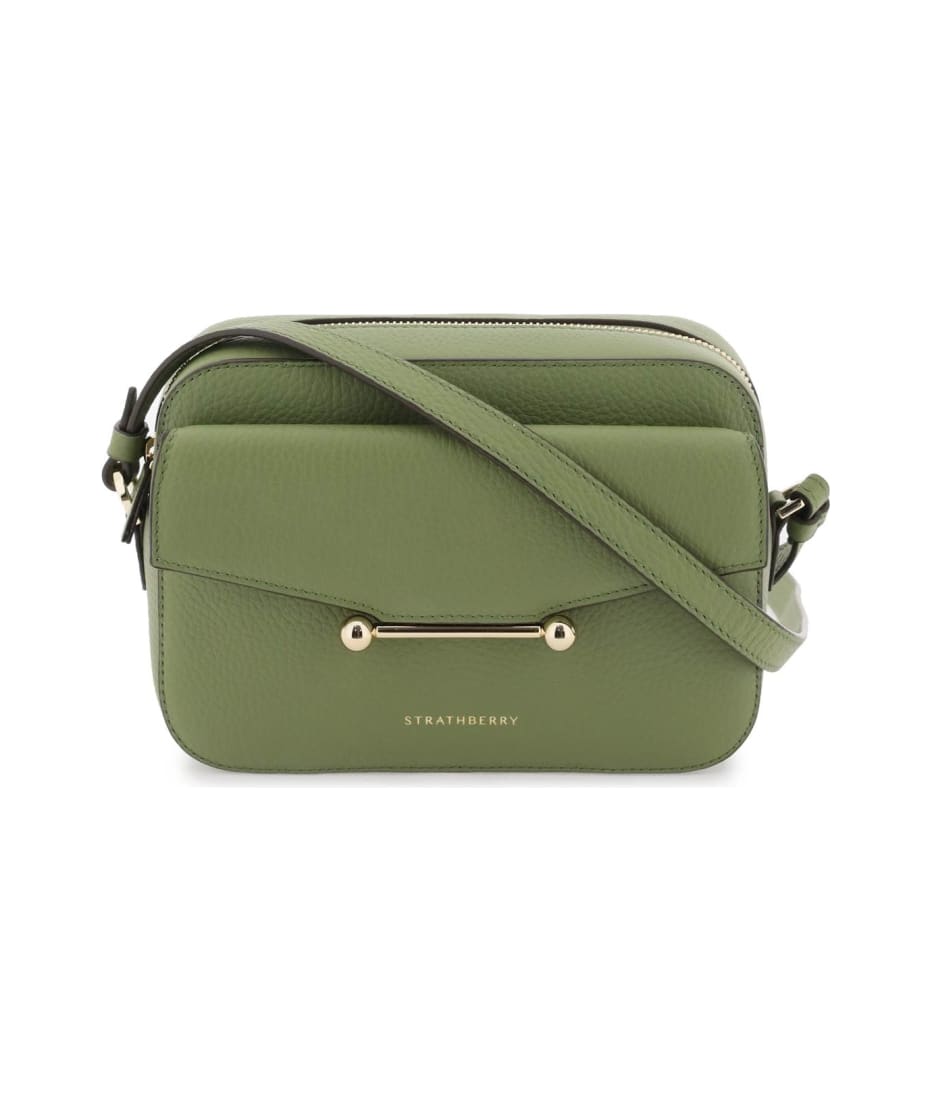 Strathberry Mini Bag Crescent Bag in Green