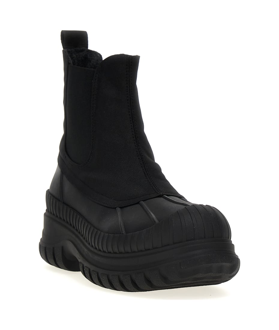 ショートブーツ・ブーティ Ganni FW24 OUTDOOR CHEALSEA BOOT (S22734920 099) Ganni Outdoor Chelsea Boots | italist