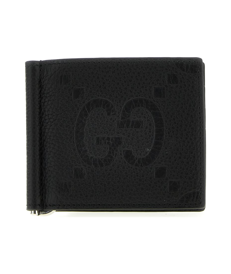 Gucci 'jumbo Gg' Wallet - Black