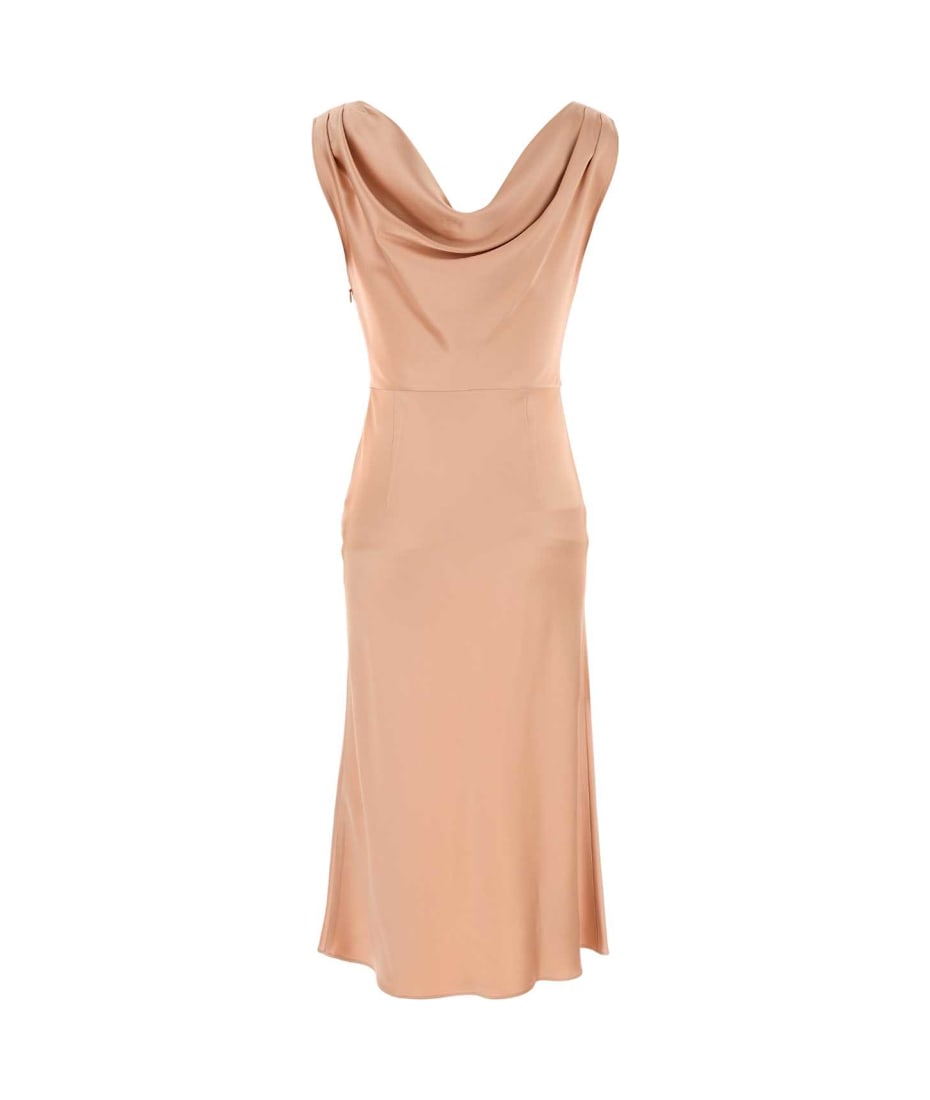 ワンピース Blumarine Light pink stretch satin dress (2A559A N0145) Blumarine Light Pink Stretch Satin Dress | italist