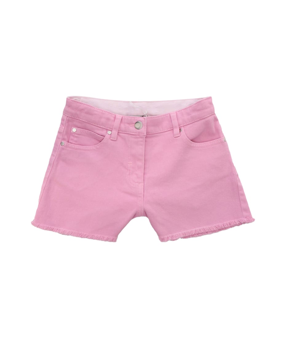 Stella McCartney Kids Pink Denim Shorts | italist
