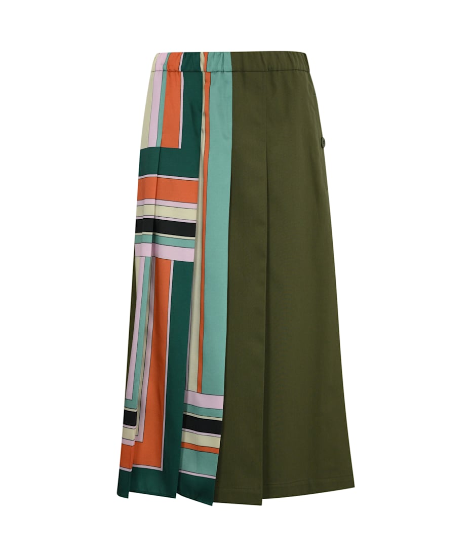スカート Weekend Max Mara LALLO - Printed twill and gabardine skirt 5101035106002-a-lallo.jpg