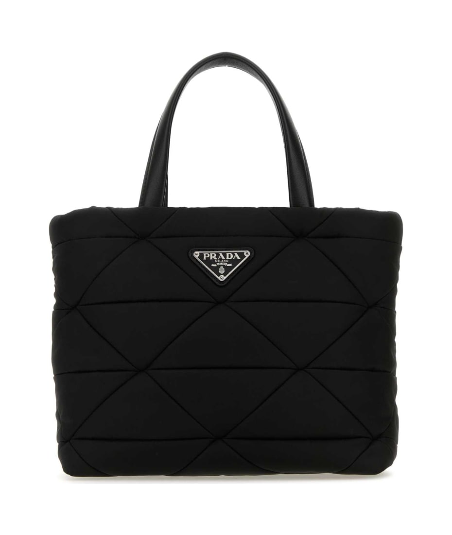 Prada Black Re-nylon Handbag - Black