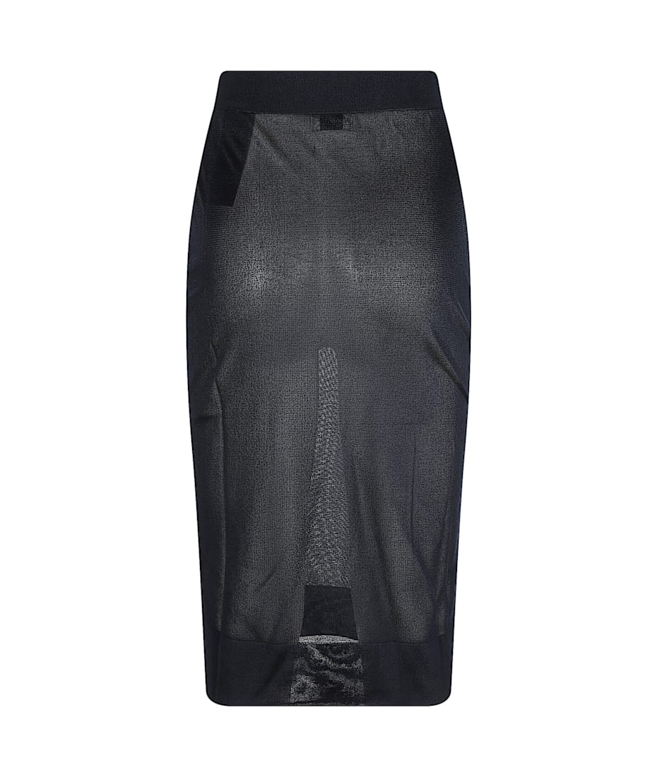【送料&関税込】Saint Laurent Mid-length Fitted Skirt Saint Laurent Mid-length Fitted Skirt | italist