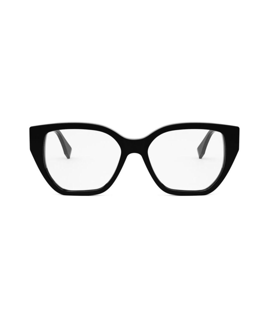 メガネ FENDI Woman Optical frames Black FE50100I 001 Eyeglasses FENDI Ff diamonds FE50100I 001 53-16 Black in