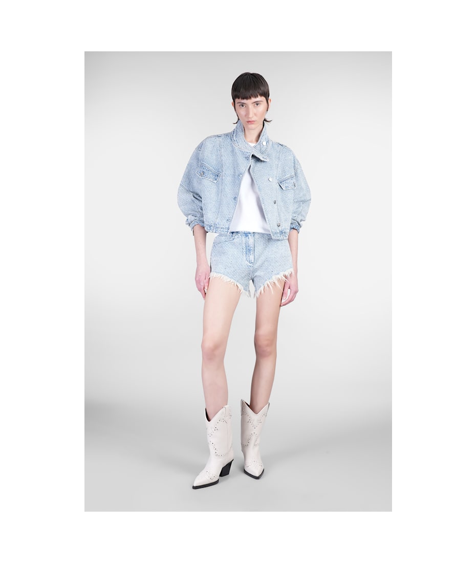 【送料&関税込】IRO Dapa Shorts In Blue Cotton IRO Dapa Shorts In Blue Cotton | italist