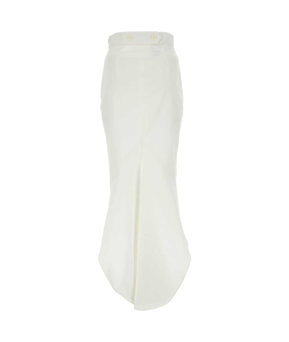 スカート Prada Cotton twill skirt Belted cotton twill pencil skirt in beige - Prada | Mytheresa