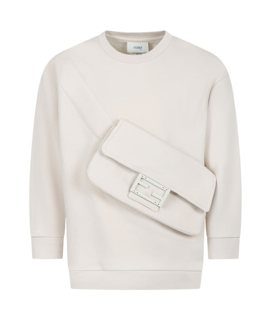 Fendi sweatshirt online white