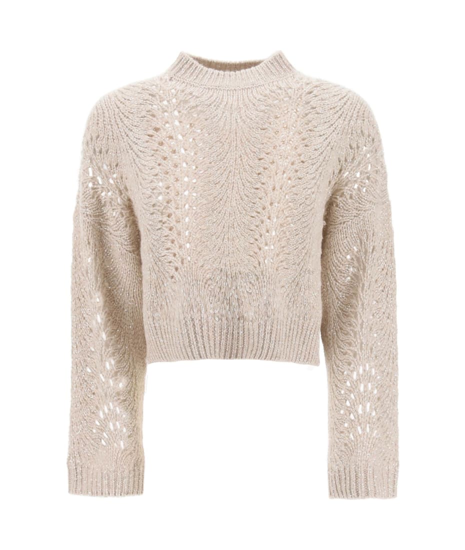 BRUNELLO CUCINELLI アイボリー セーター Mサイズ M~L相当 Brunello Cucinelli Sequin Sweater | italist