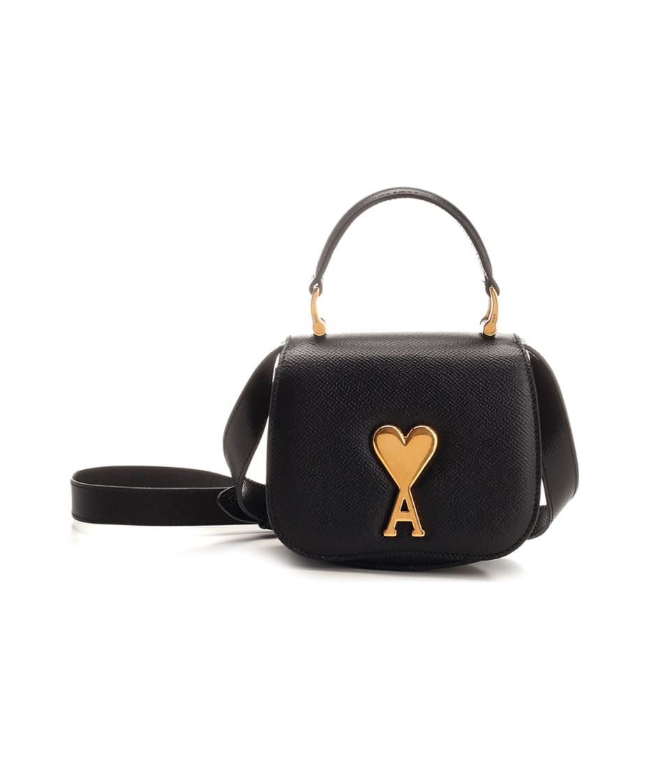 【合わせやすい♪】AMI PARIS Ami Alexandre Mattiussi Leather Ami Alexandre Mattiussi 'paris Paris' Handbag | italist