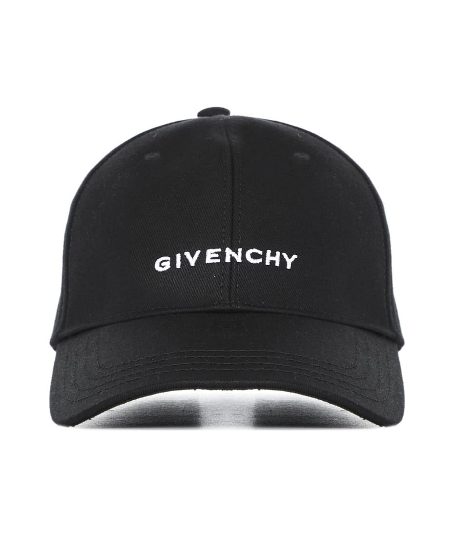 Givenchy Cap With Embroidery - Black
