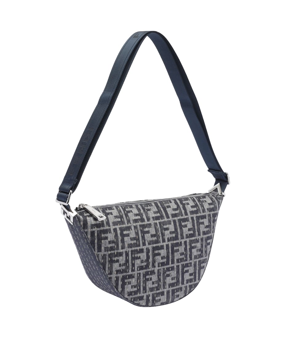 フェンディ ◆ FF Fendi Melon Small Bag FF Jacquard Fendi Melon Small Fabric Brown | Fendi