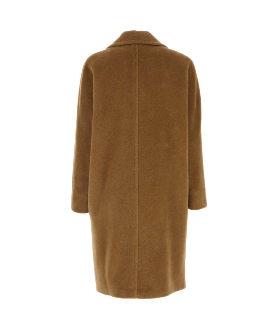 【送料&関税込】Max Mara Studio Caramel Alpaca Blend Sidney Max Mara Studio Caramel Alpaca Blend Sidney Coat | italist
