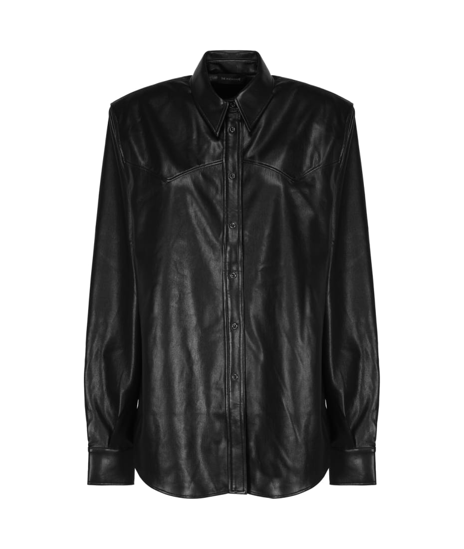 Tシャツ・カットソー THE ANDAMANE SS25 'iana' shirt (TM170901BTNC181 CACAO) The Andamane Calfskin Shirt | italist