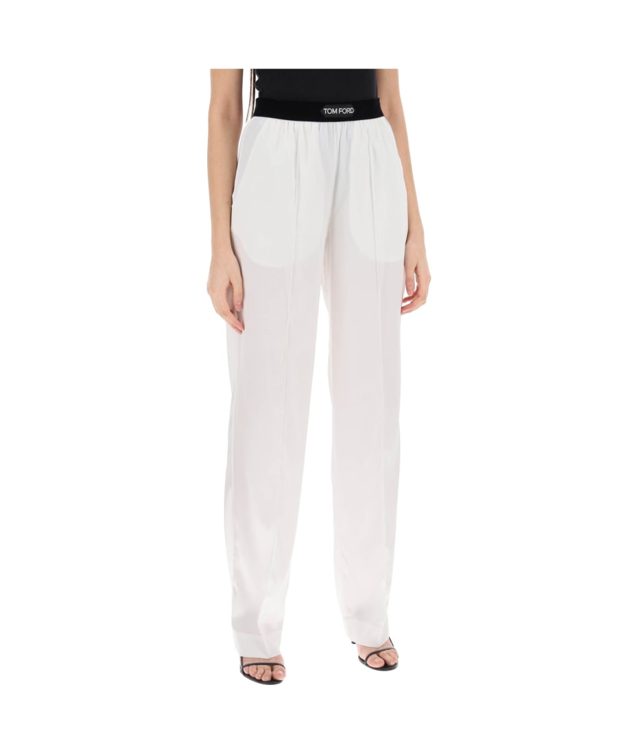 パンツ [TOM FORD] Satin Pants TOM FORD Satin Pant in Amethyst | FWRD
