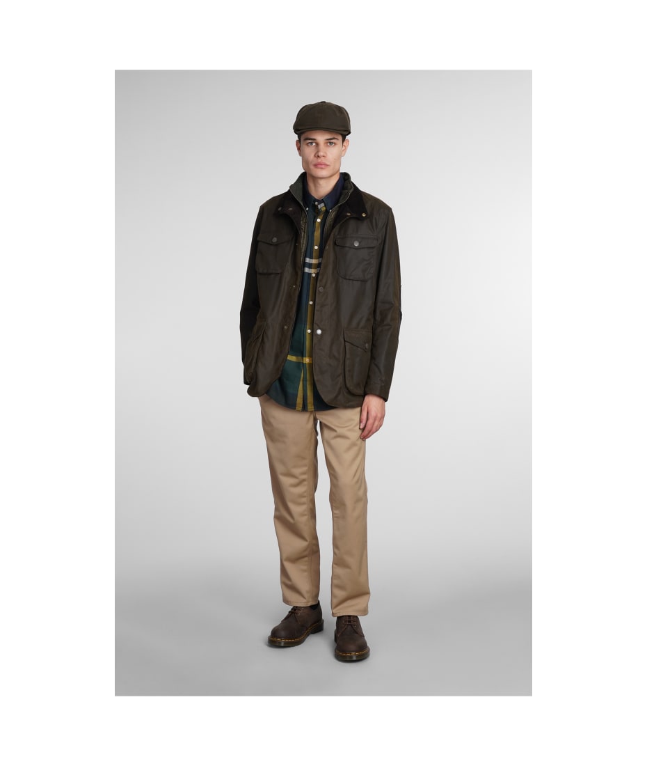 Barbour Ogston Wax Jkt Casual Jacket In Green Cotton | italist