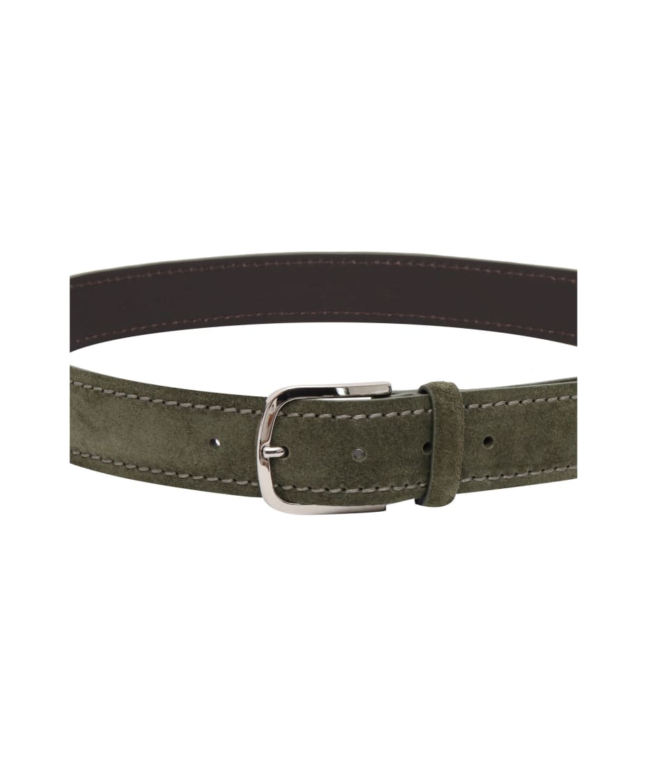 ORCIANI Calf classic leather belt. , color Black