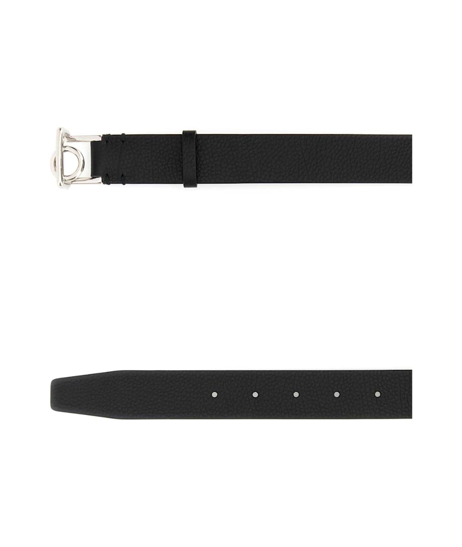 【Burberry】 Equestrianレザーベルト Equestrian leather belt in black - Burberry | Mytheresa