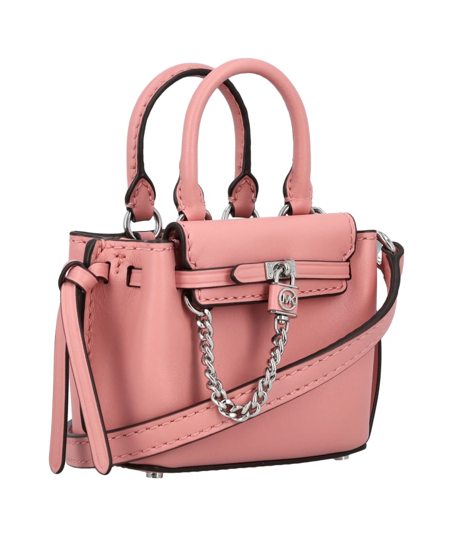 Bucket bag Michael Kors Hamilton Legacy in pink leather