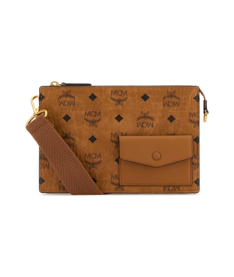 【関税&送料込】Mcm Printed Canvas Small Aren Clutch MCM Printed Canvas Small Aren Clutch | italist