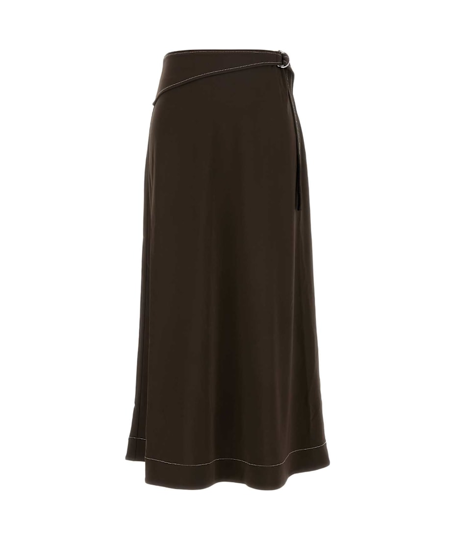 スカート TORY BURCH Brown Viscose Skirt Tory Burch Brown Viscose Skirt | italist