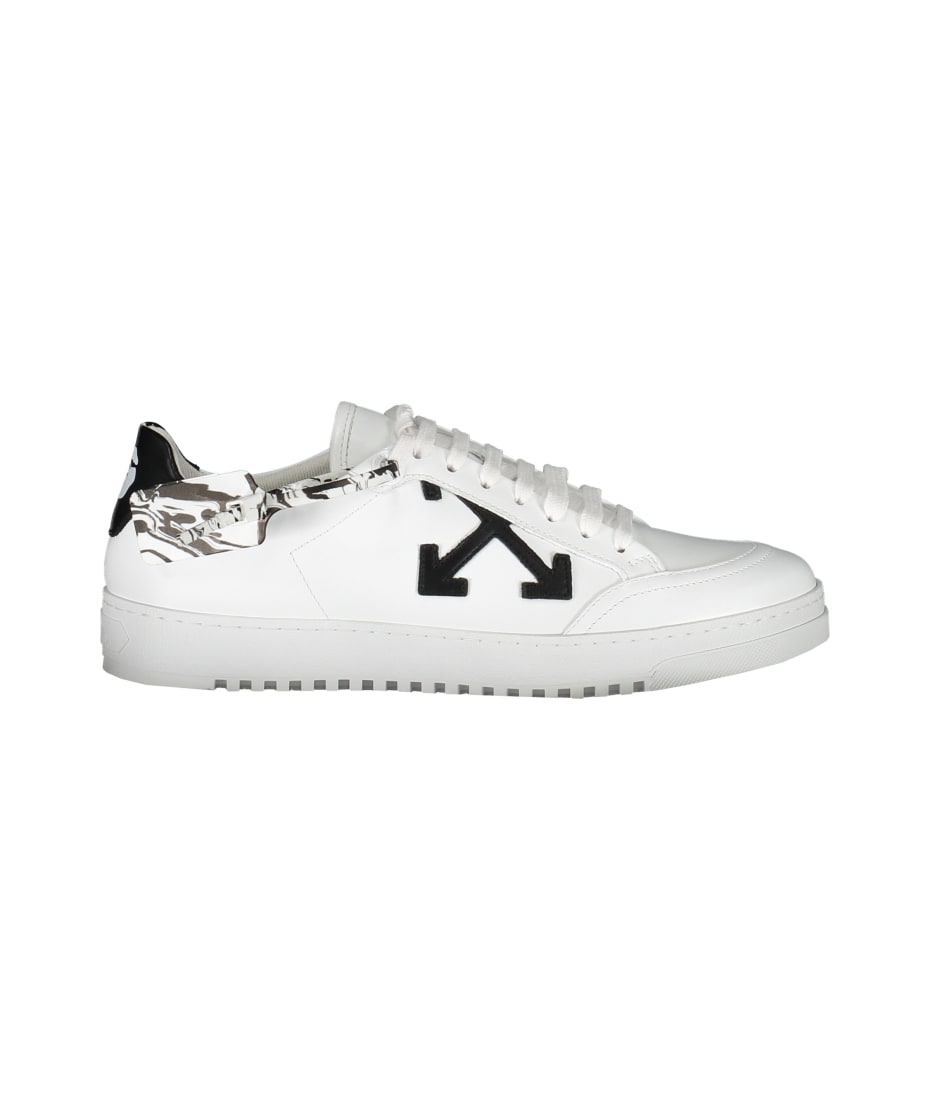 Off-White Leather Low-top Sneakers | italist