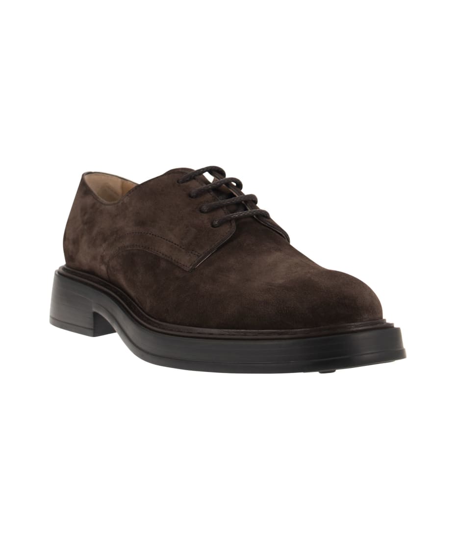 【送関込】TOD'S☆トッズ suede casual lace-up shoes for men Tod's Suede Lace Up Shoes | italist