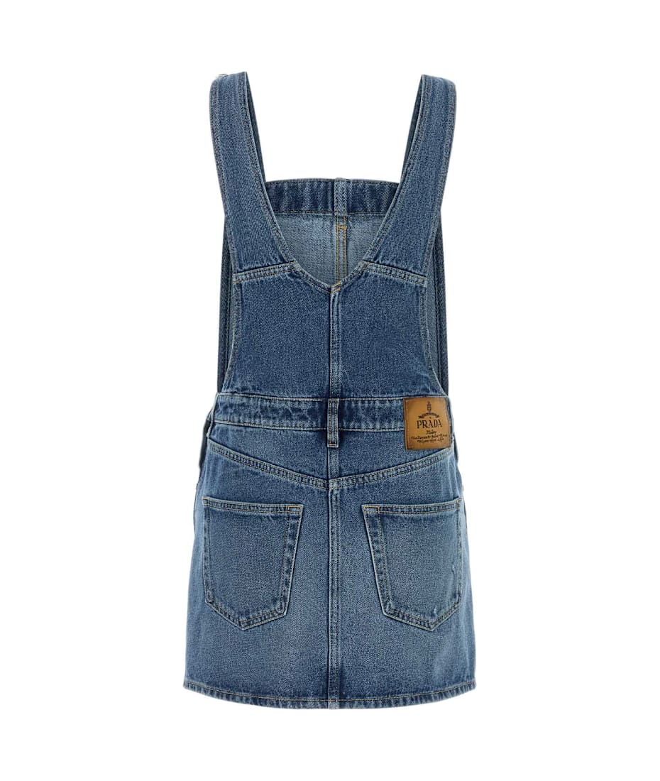 ワンピース PRADA DENIM DUNGAREES DRESS Prada Denim Dungarees Dress | italist